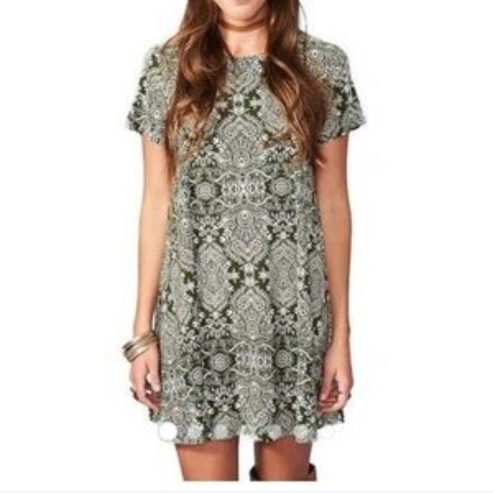 Show Me Your Mumu Dress Size XS‎ Em Mini Dress Olive You Spandy